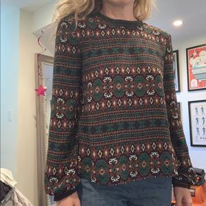 Dolce Vita open back long sleeve top